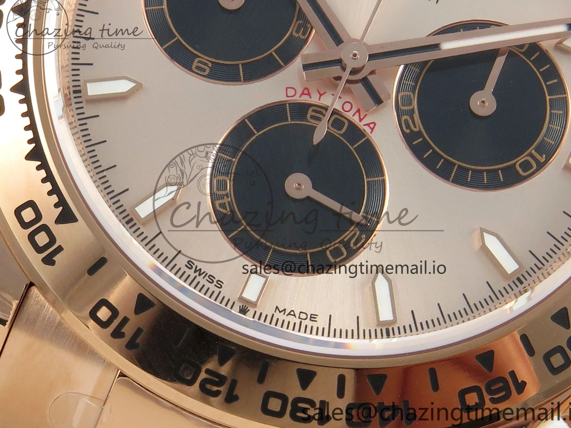 Bracelet Stick Dial 1:1 Black RG APSF Markers RG Best Daytona Edition 904L 126505 RG On SH4131 1229